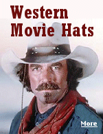 ''The Last Best West'' has just about any movie cowboy or authentic old west hat you've ever seen. There are several pages, so browse around the website.